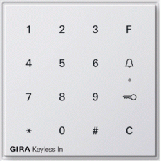 Gira Keyless IN TX44 Toegangscontrolesysteem 